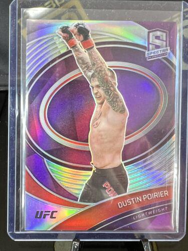 Dustin Poirier 2021 Panini Chronicles UFC Base Spectra #294 Purple