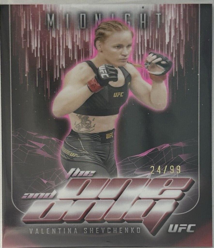Valentina Shevchenko 2024 Topps Midnight UFC The One and Only #TO-16 Twilight