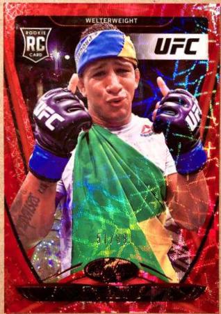 Gilbert Burns 2021 Panini Chronicles UFC Base Elite #159 Red
