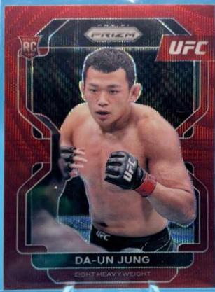 Da Un Jung 2022 Panini Prizm UFC Base #151 Ruby Wave