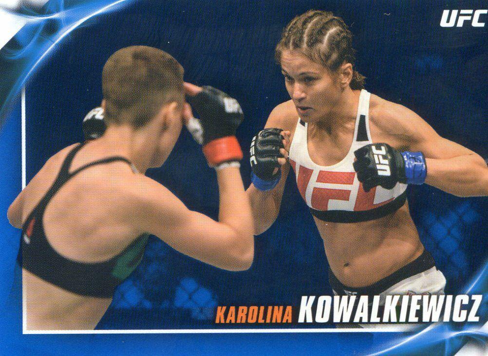 Karolina Kowalkiewicz 2019 Topps UFC Knockout Base #51 Blue
