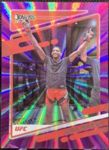 Neil Magny 2022 Panini Donruss UFC Base #56 Purple Laser