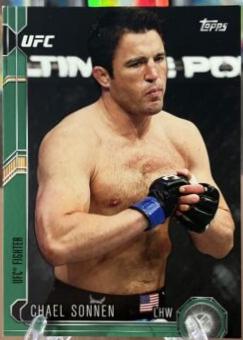 Chael Sonnen 2015 Topps UFC Chronicles Base #26 Green