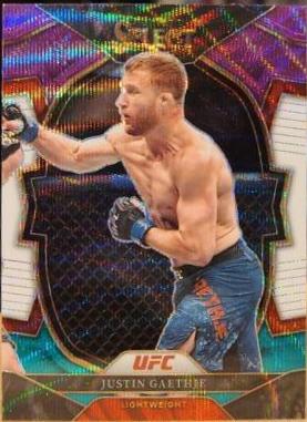 Justin Gaethje 2023 Panini Select UFC Concourse #47 Tri Color