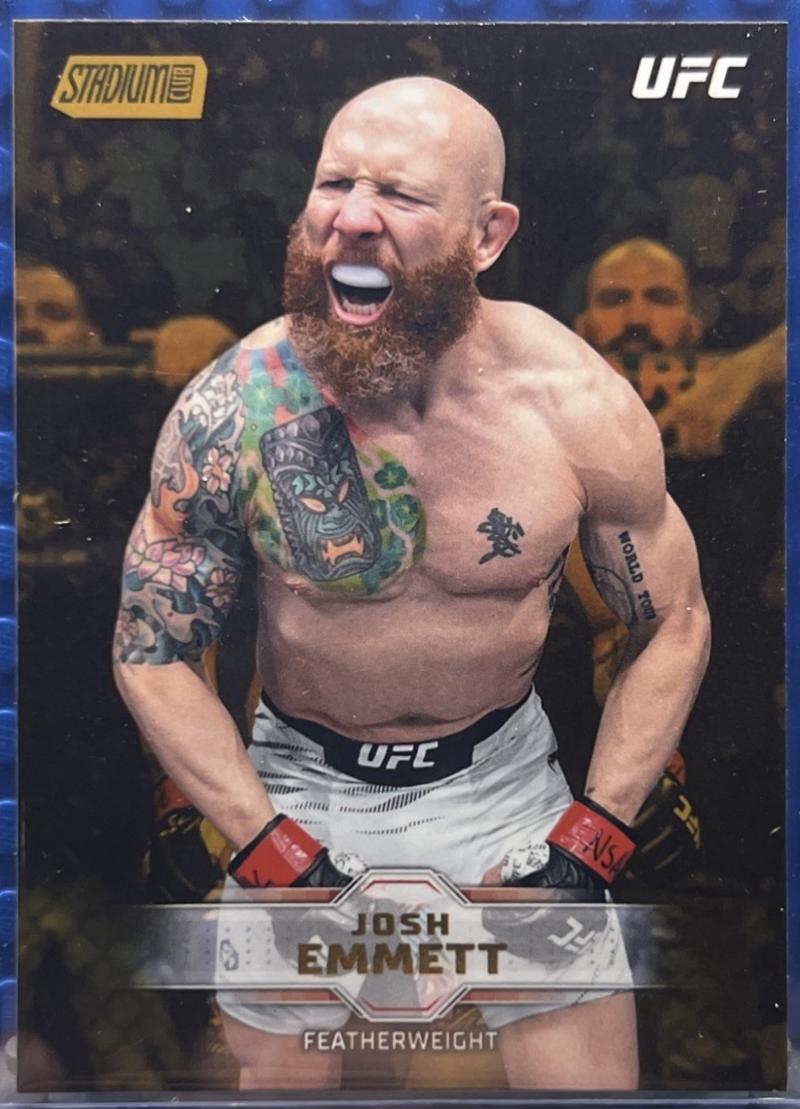 Josh Emmett 2026 Topps Stadium Club UFC Base #77 Gold