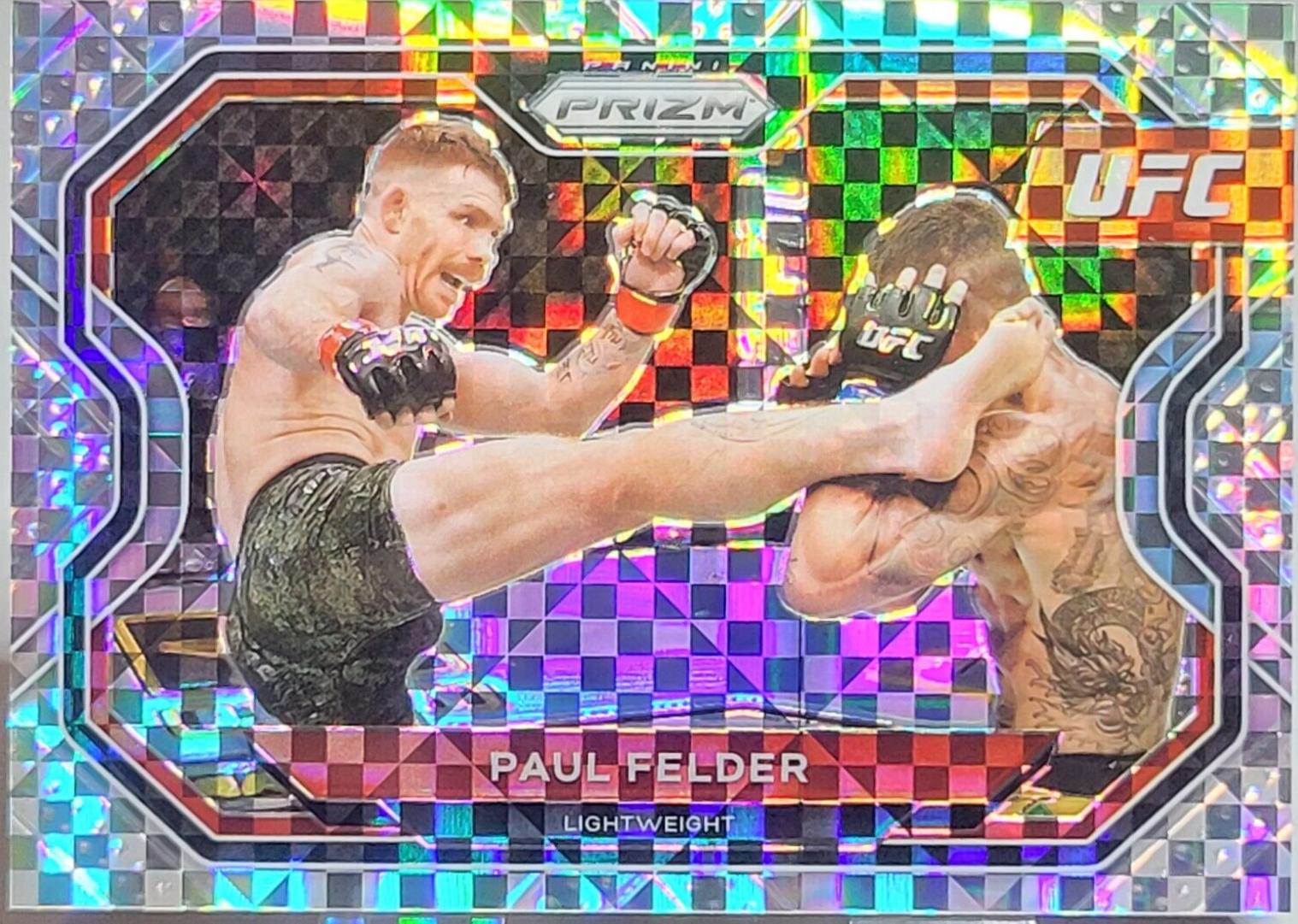 Paul Felder 2021 Panini Prizm UFC Base #145 Lucky Envelopes