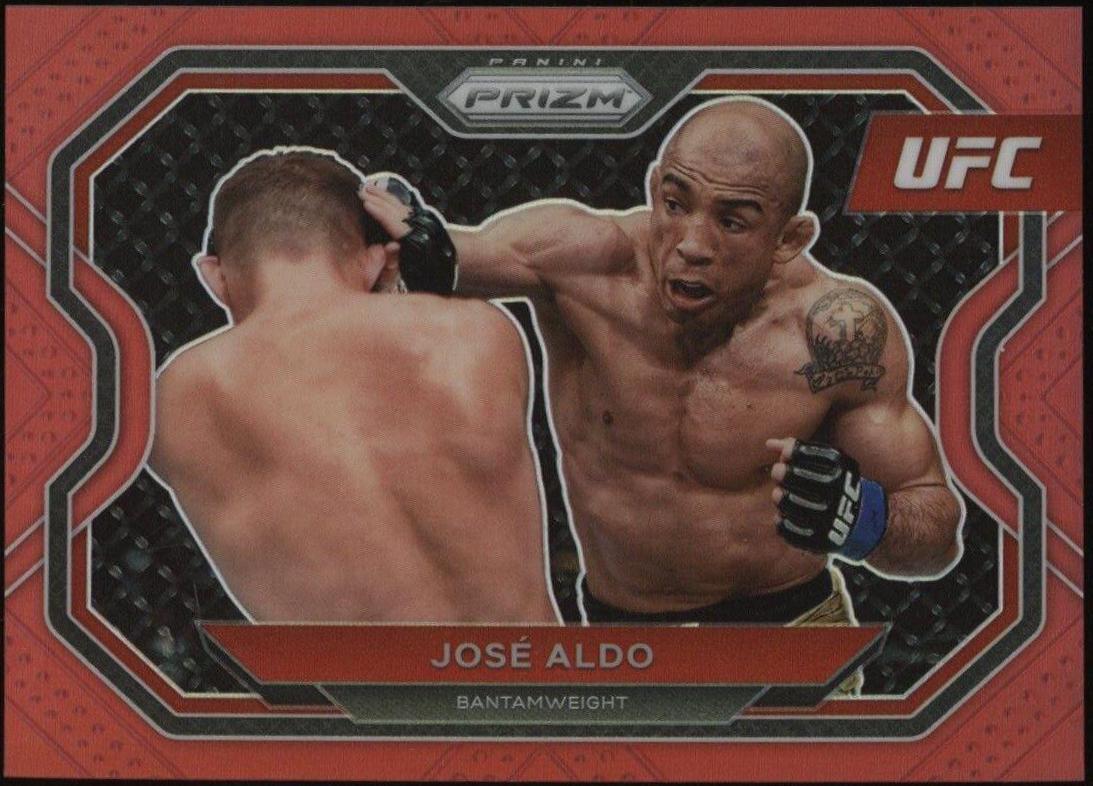 José Aldo 2021 Panini Prizm UFC Base #111 Red
