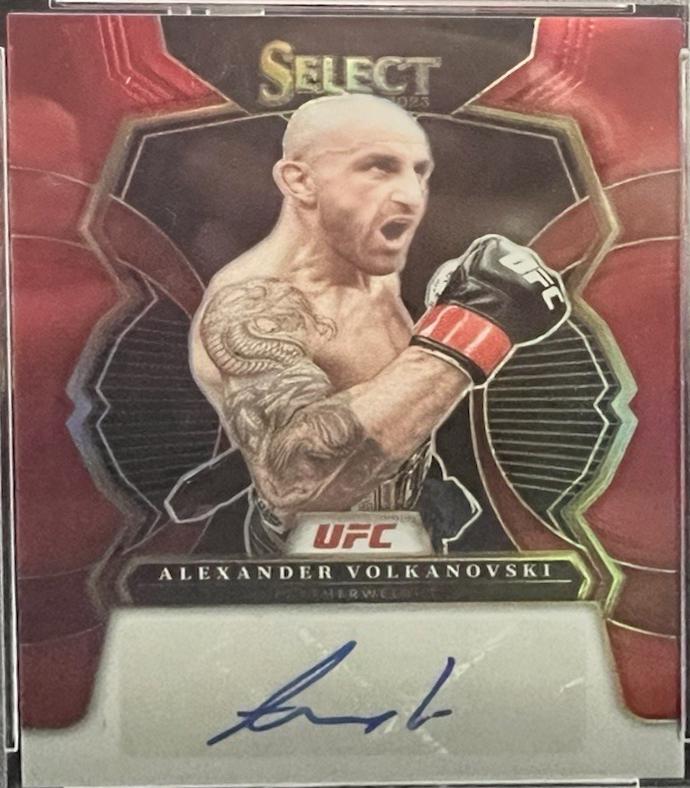 Alexander Volkanovski 2023 Panini Select UFC Signatures #34 Red