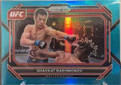 Shavkat Rakhmonov 2023 Panini Prizm UFC Base #81 Teal