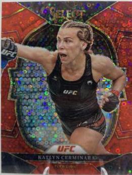 Katlyn Cerminara 2023 Panini Select UFC Concourse #57 Red Disco