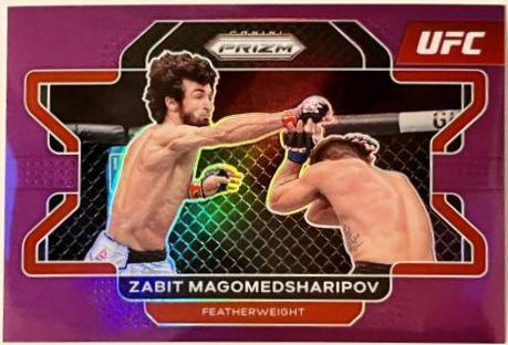 Zabit Magomedsharipov 2022 Panini Prizm UFC Base #82 Purple