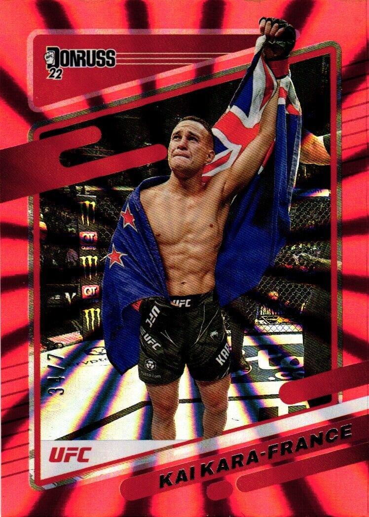 Kai Kara-France 2022 Panini Donruss UFC Base #104 Red