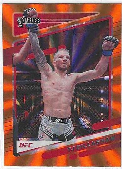 TJ Dillashaw 2022 Panini Donruss UFC Base #98 Orange