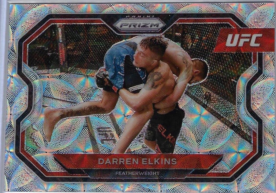 Darren Elkins 2021 Panini Prizm UFC Base #166 Premium
