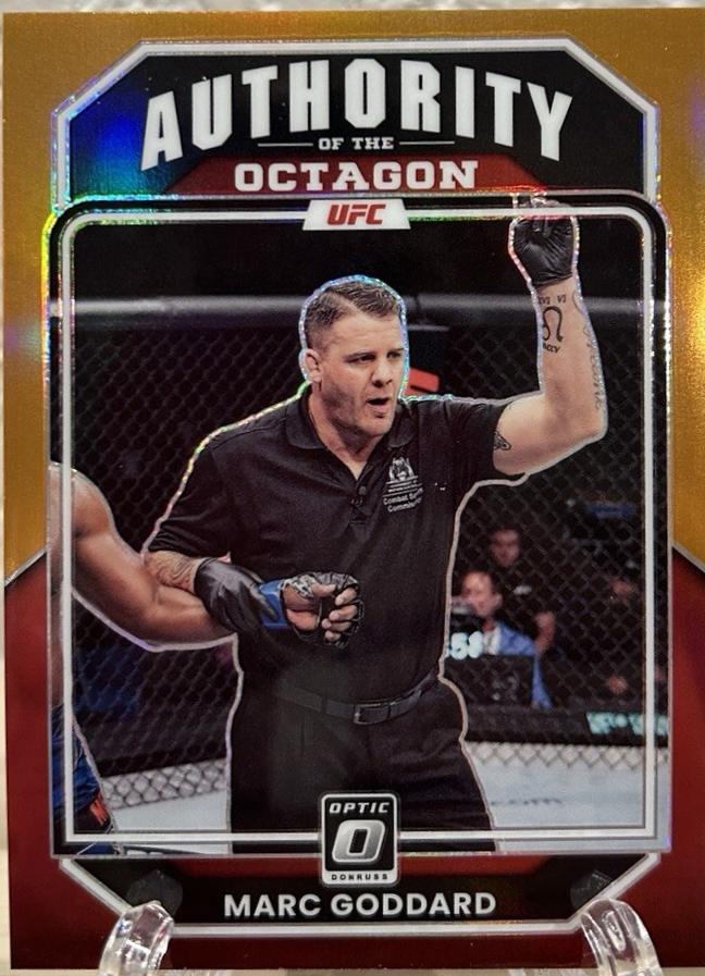 Marc Goddard 2023 Panini Donruss Optic UFC Base #147 Orange