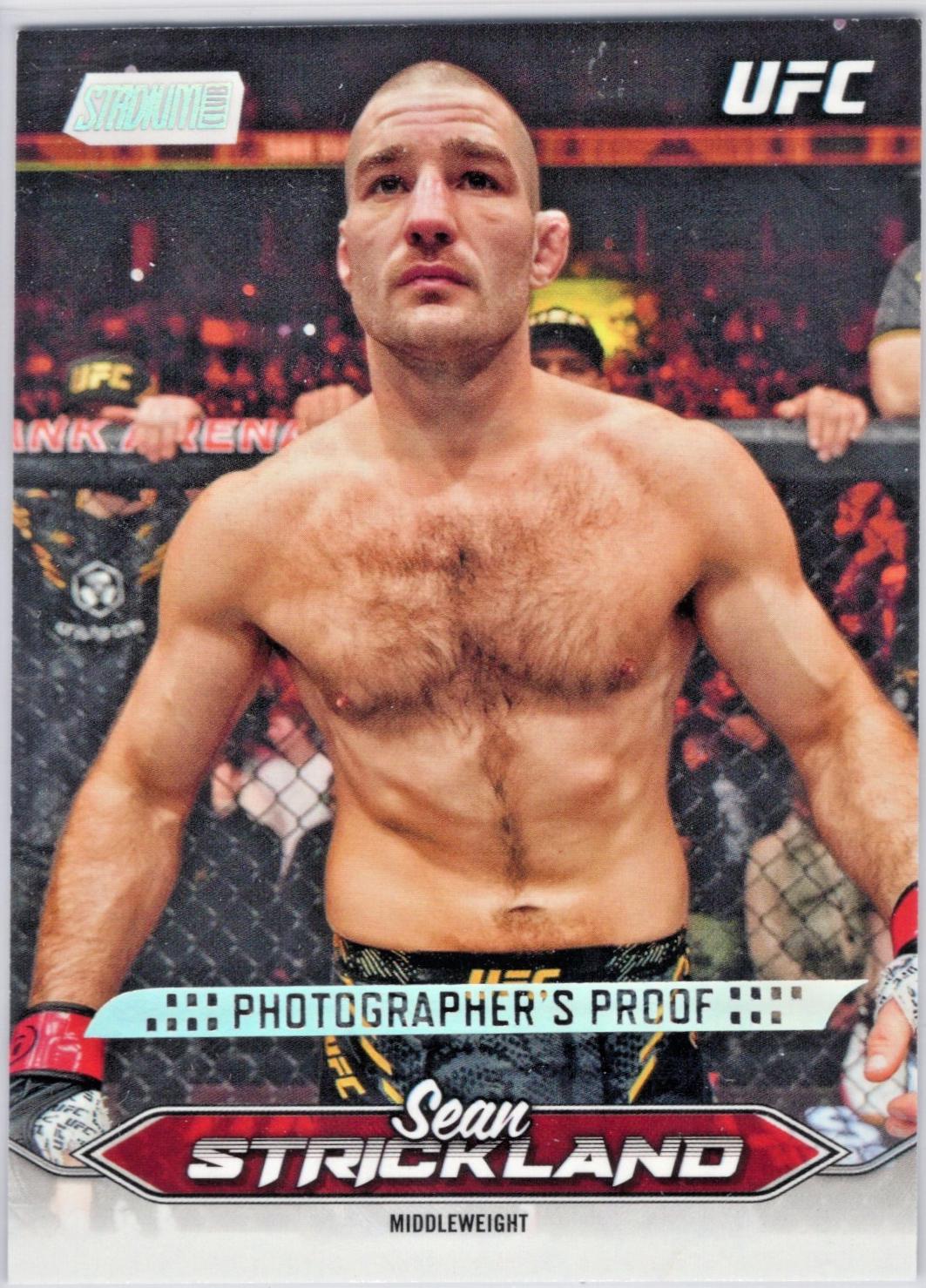 Sean Strickland 2025 Topps Stadium Club UFC Base #82 Photographer's Proof