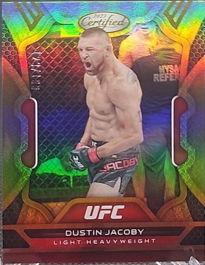 Dustin Jacoby 2023 Panini Chronicles UFC Base Certified #223 Bronze