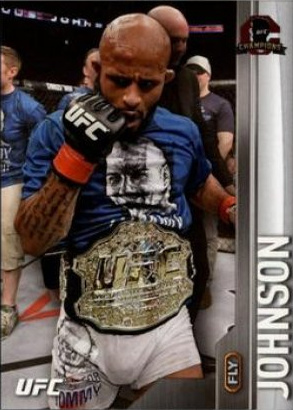 Demetrious Johnson 2015 Topps UFC Champions Base #115 Platinum