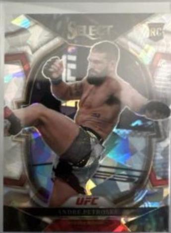 Andre Petroski 2023 Panini Select UFC Concourse #98 Cracked Ice