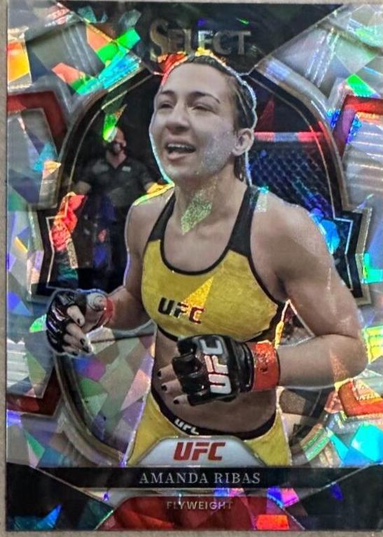 Amanda Ribas 2023 Panini Select UFC Concourse #88 Cracked Ice