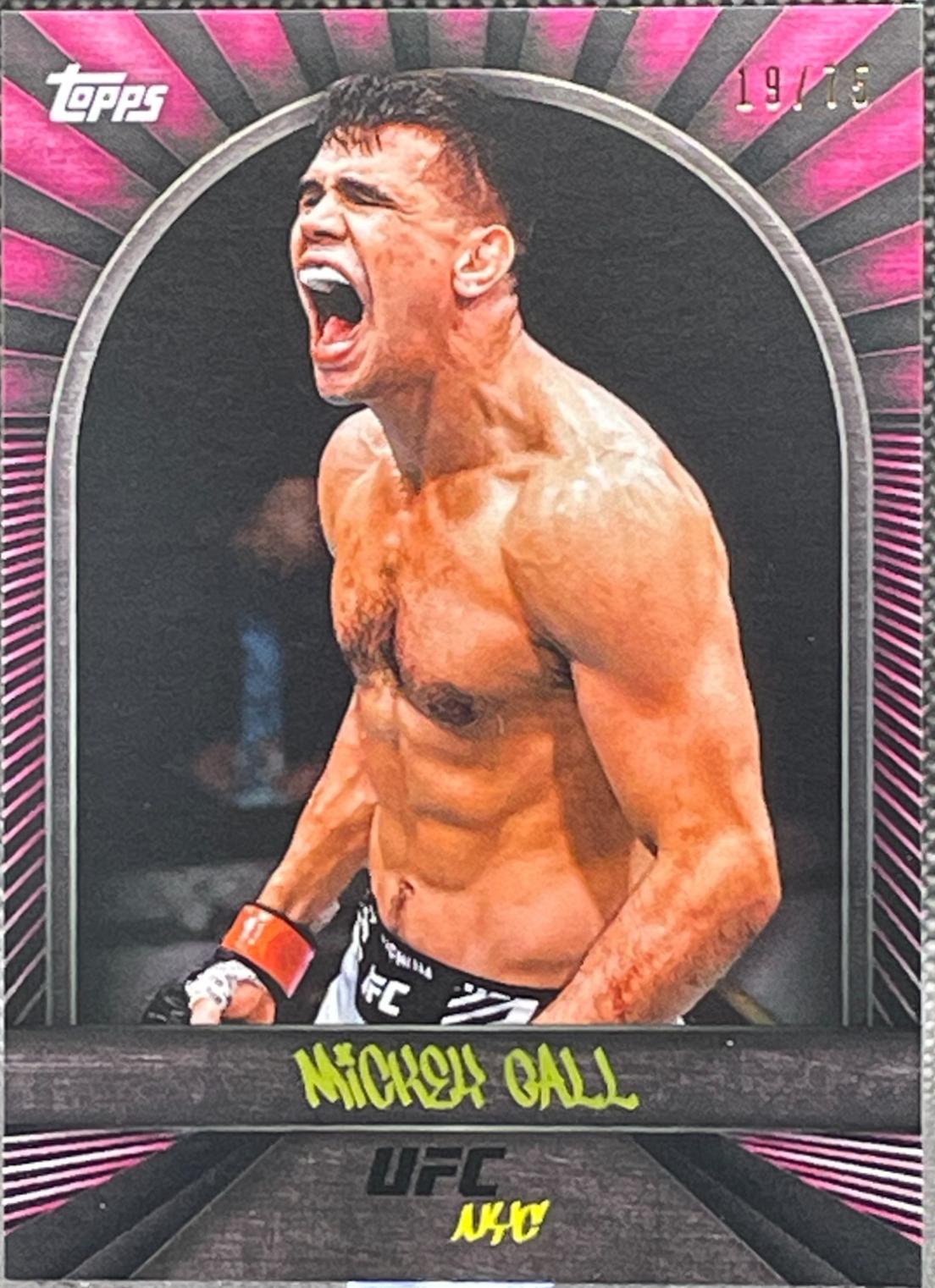 Mickey Gall 2024 Topps UFC NYC Base #15 Pink