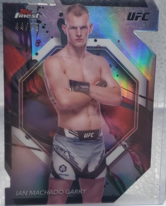Ian Machado Garry 2024 Topps Finest UFC Base Common #76 Die-Cut Refractor