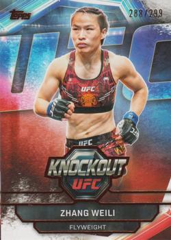Zhang Weili 2026 Topps Knockout UFC Base #32 Bronze