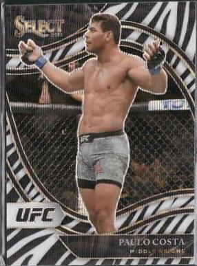 Paulo Costa 2021 Panini Select UFC Octagonside #232 Red