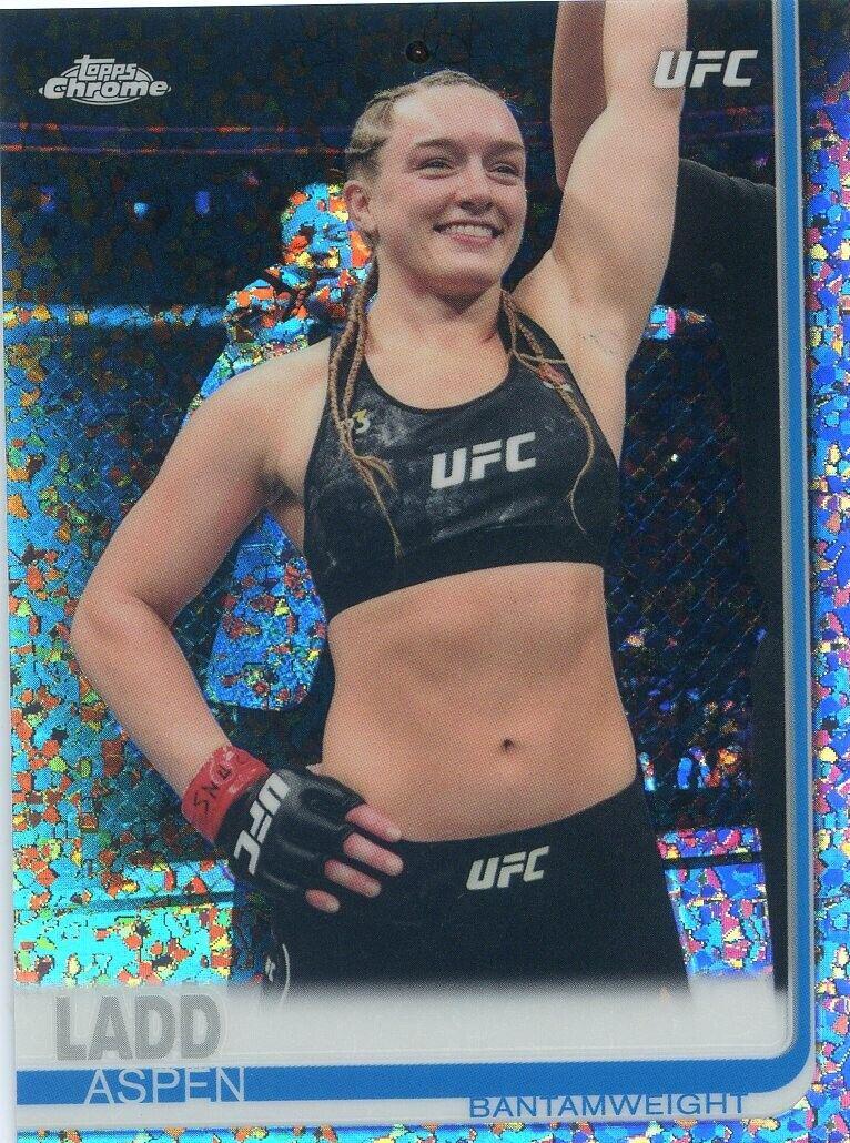 Aspen Ladd 2019 Topps Chrome UFC Base #31 Diamond Hot Box