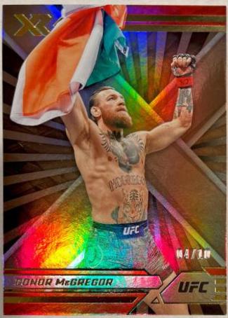 Conor McGregor 2022 Panini Chronicles UFC Base XR #286 Gold