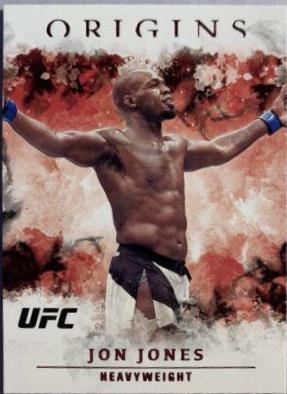 Jon Jones 2021 Panini Chronicles UFC Base Origins #33 Pink