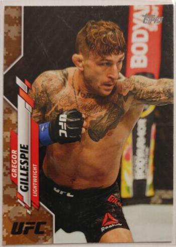 Gregor Gillespie 2020 Topps UFC Base #31 Camo