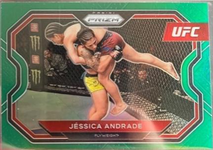 Jessica Andrade 2021 Panini Prizm UFC Base #199 Green