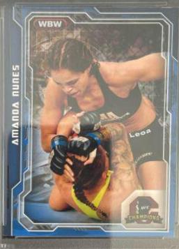 Amanda Nunes 2014 Topps UFC Champions Base #35 Blue
