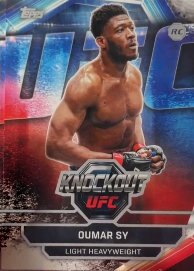 Oumar Sy 2026 Topps Knockout UFC Base #93 Black