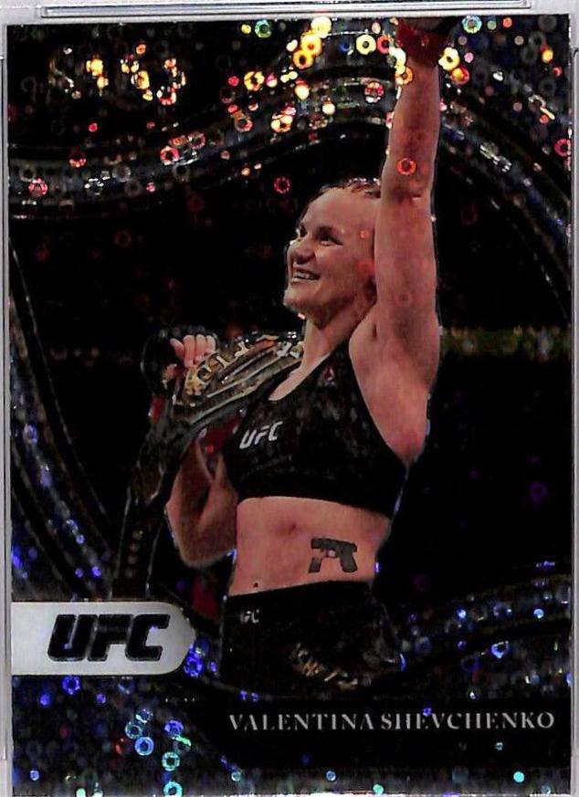 Valentina Shevchenko 2021 Panini Select UFC Octagonside #281 Disco