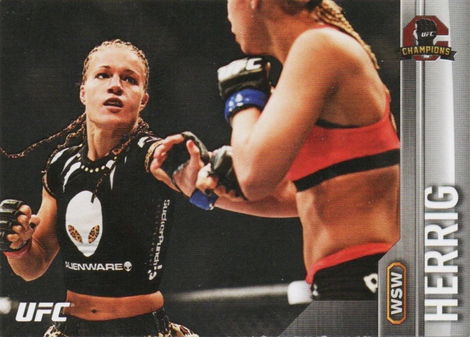 Felice Herrig 2015 Topps UFC Champions Base #12 Silver