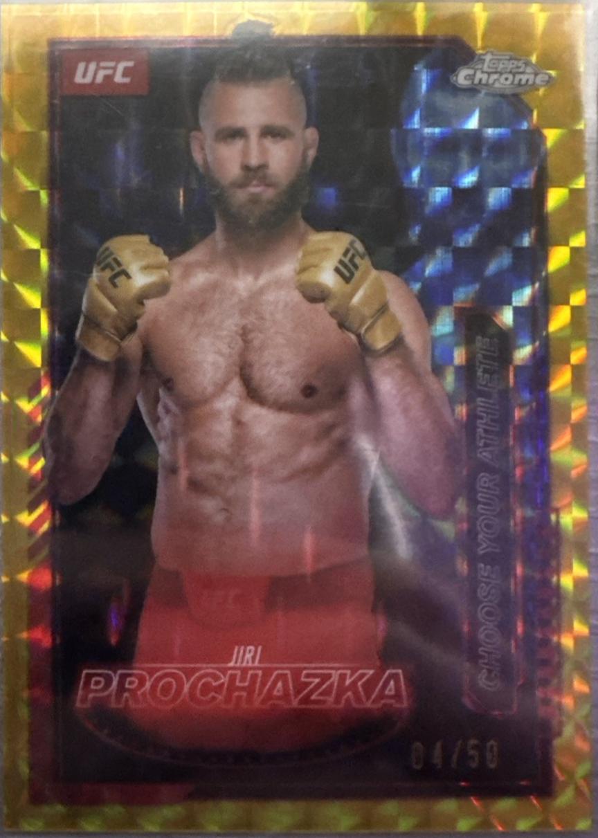 Jiri Prochazka 2025 Topps Chrome UFC Mission Control #MCL-15 Refractor