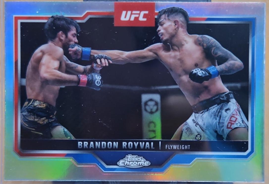 Brandon Royval 2025 Topps Chrome UFC Base #152 Refractor