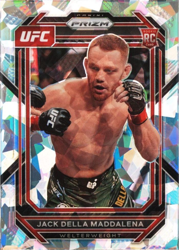 Jack Della Maddalena 2023 Panini Prizm UFC Base #187 Ice