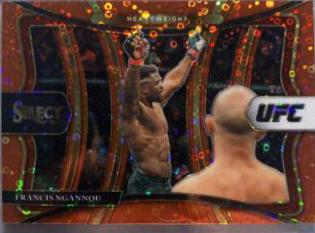 Francis Ngannou 2021 Panini Select UFC Premier Level #120 Red Disco