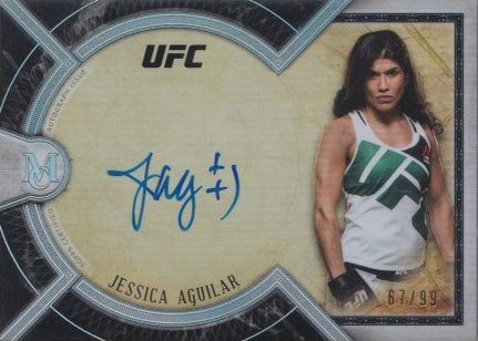 Jessica Aguilar 2018 Topps UFC Museum Collection Museum Autographs #MA-JAG Ruby