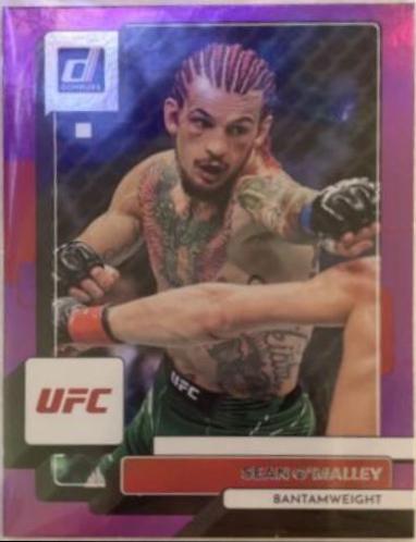 Sean O'Malley 2023 Panini Donruss UFC Base #59 Purple Laser