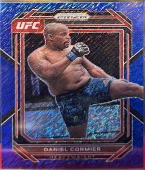 Daniel Cormier 2023 Panini Prizm UFC Base #145 Blue Shimmer