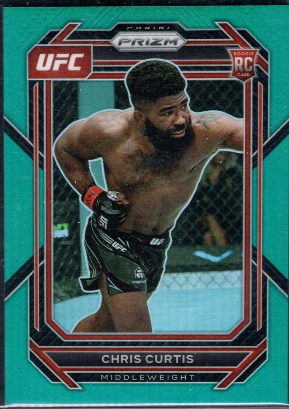 Chris Curtis 2023 Panini Prizm UFC Base #105 Teal