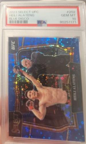 Heili Alateng 2023 Panini Select UFC Octagonside #202 Blue Disco