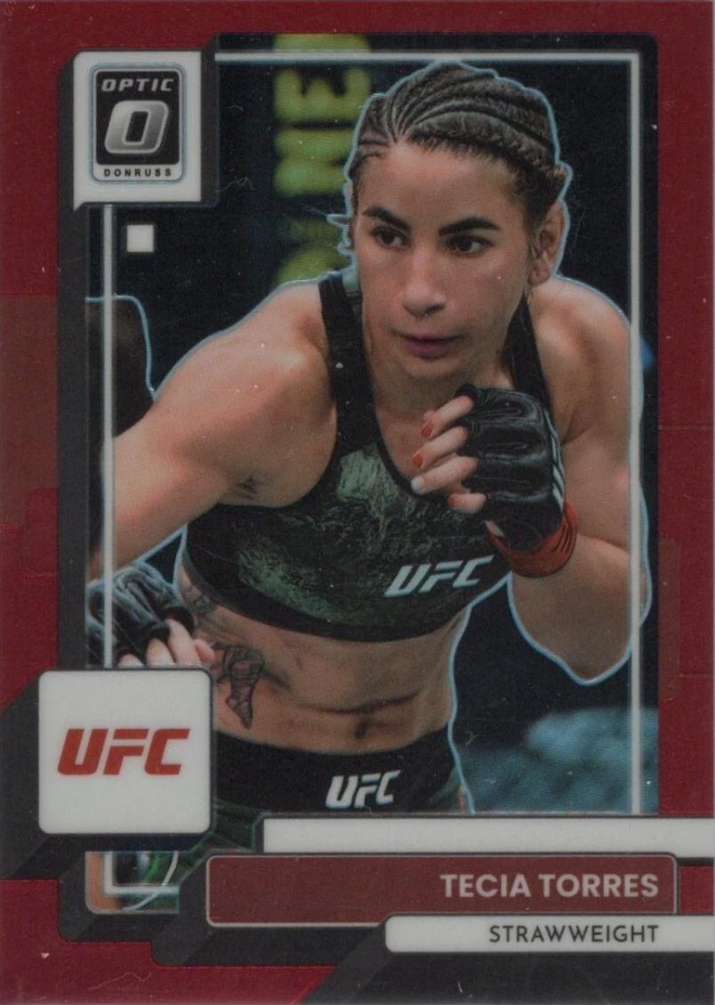 Tecia Pennington 2023 Panini Donruss Optic UFC Base #68 Red