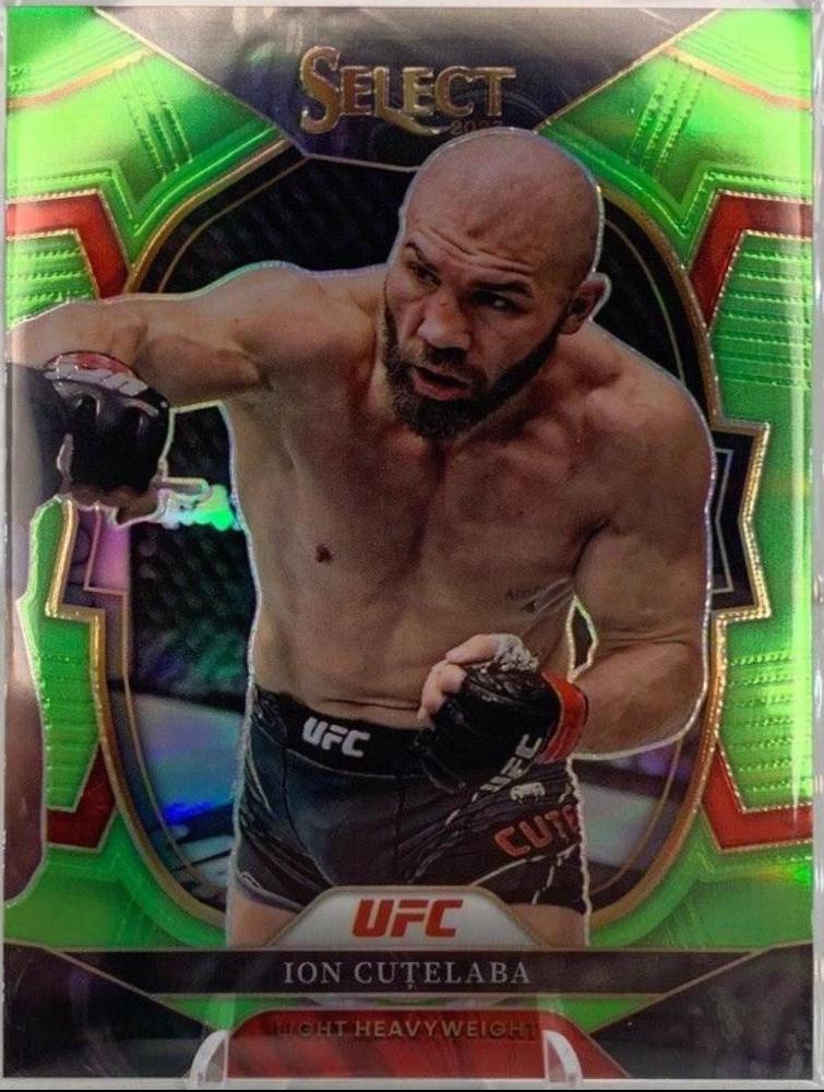 Ion Cuțelaba 2023 Panini Select UFC Concourse #74 Neon Green