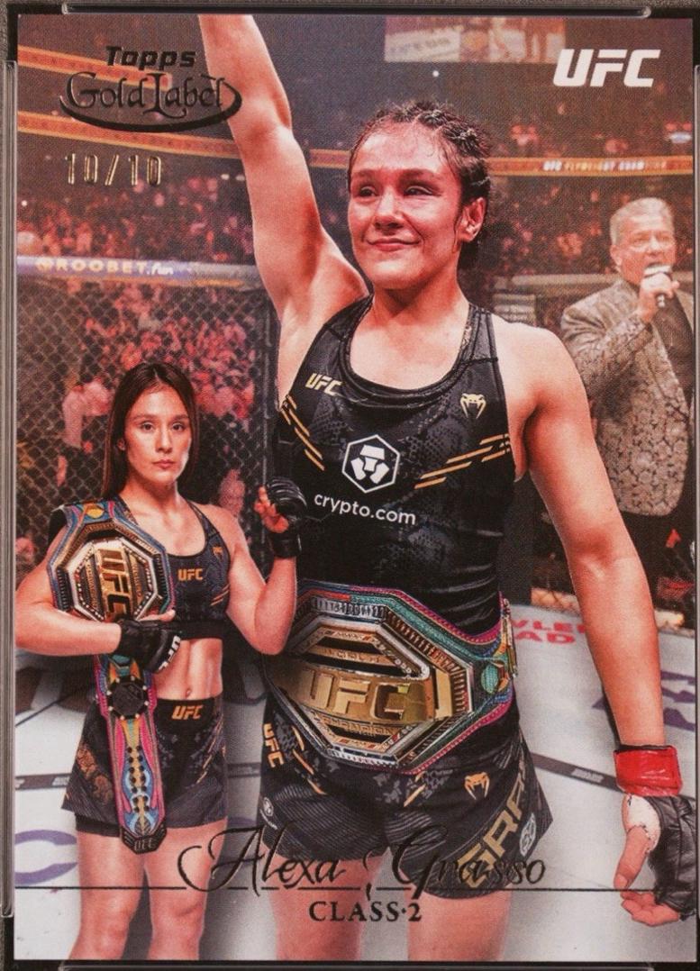 Alexa Grasso 2024 Topps Gold Label UFC Base Class II #20 Gold