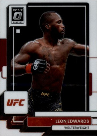 Leon Edwards 2023 Panini Donruss Optic UFC Base #3 Green